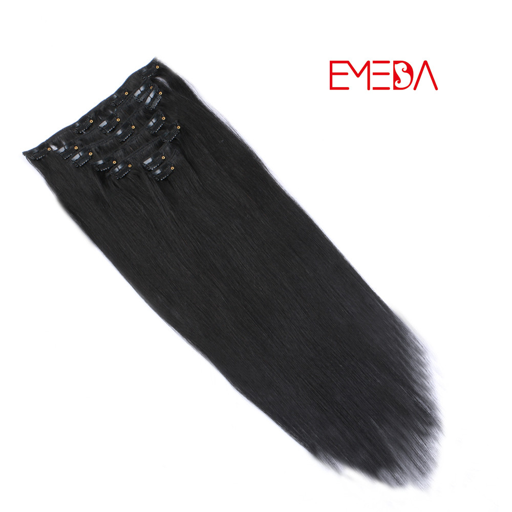  Clip Extensions Remy Human Clip In Hair Extensions For African American,Wholesale Natural Clip In Human Hair ExtensionsHN219